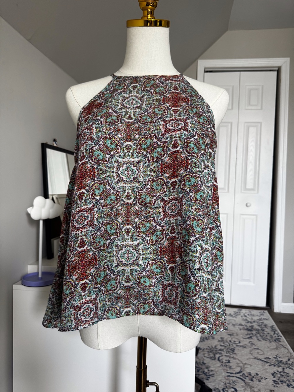 Show Me Your MuMu | Printed Halter Top